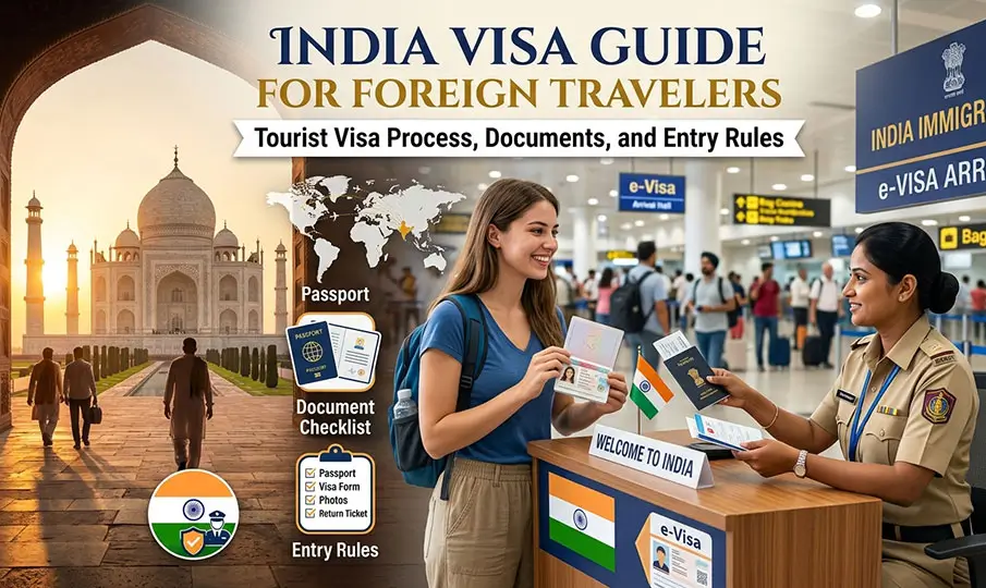 India Visa Guide for Foreign Travelers – Tourist Visa Process, Documents and Entry Rules